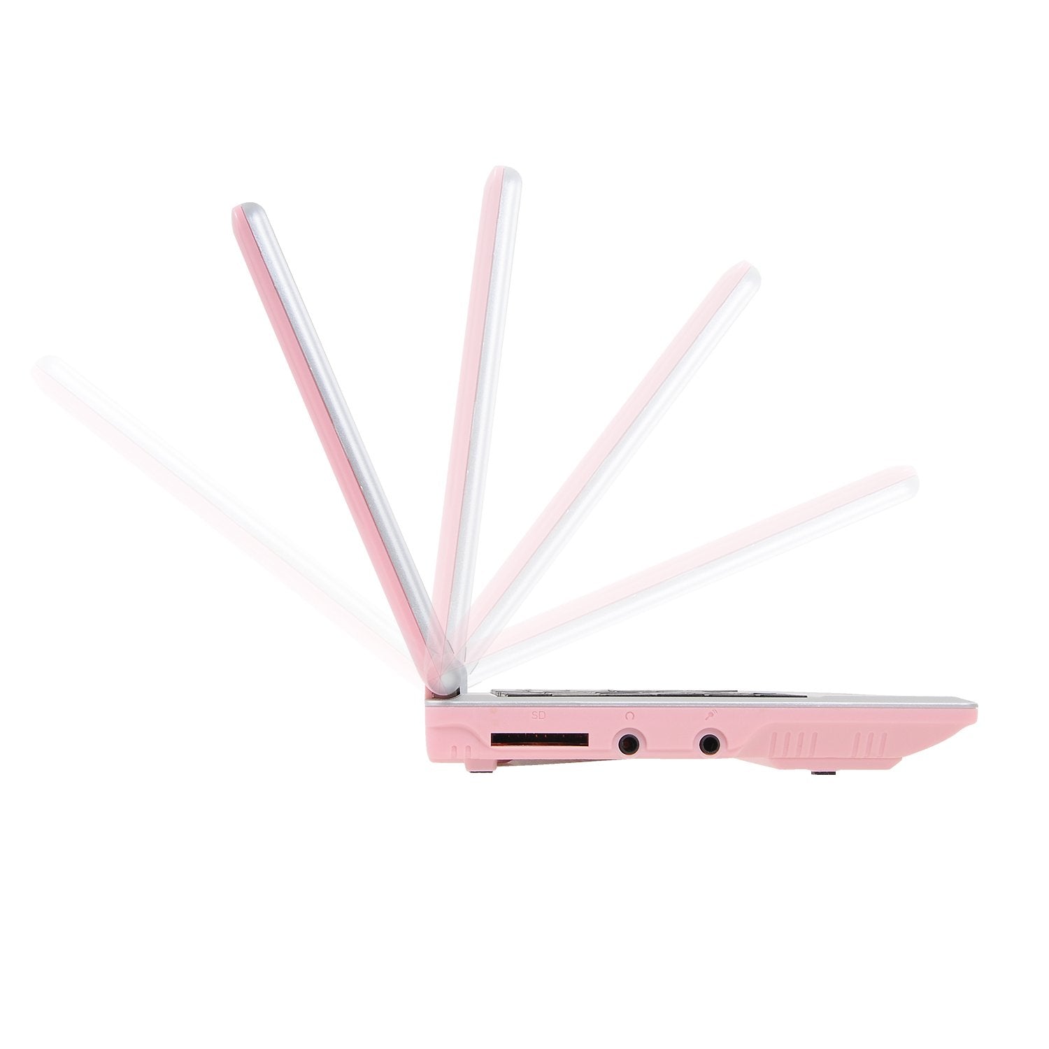 Goldengulf 7 Inch Portable Mini Computer Laptop Pc Netbook For Kids Android 12 Quad Core 32Gb Wifi Built In Camera Netflix Youtu